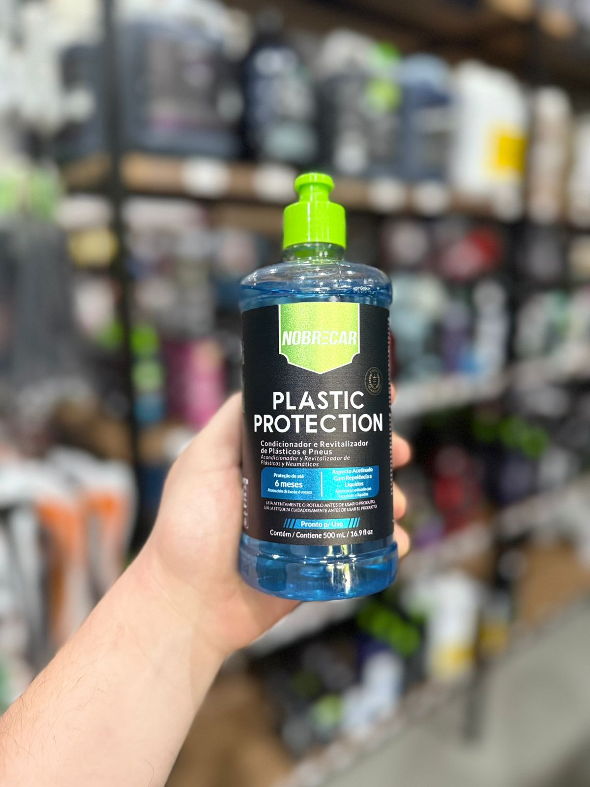 plasticprotection1 Plastic Protection Condicionador de Plásticos e Borrachas 500ml - Nobrecar - Imagem 1