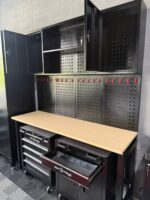 Conjunto de Armários Modulados 9 Peças Preto - Sigma Tools - Imagem 4