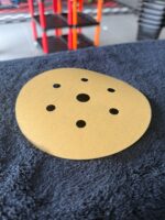 Disco de Lixa Hookit Ouro 216U G-280 152m 7 Furos - 3M