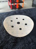 Disco de Lixa Hookit Ouro 216U G-800 152m 7 Furos - 3M - Imagem 2