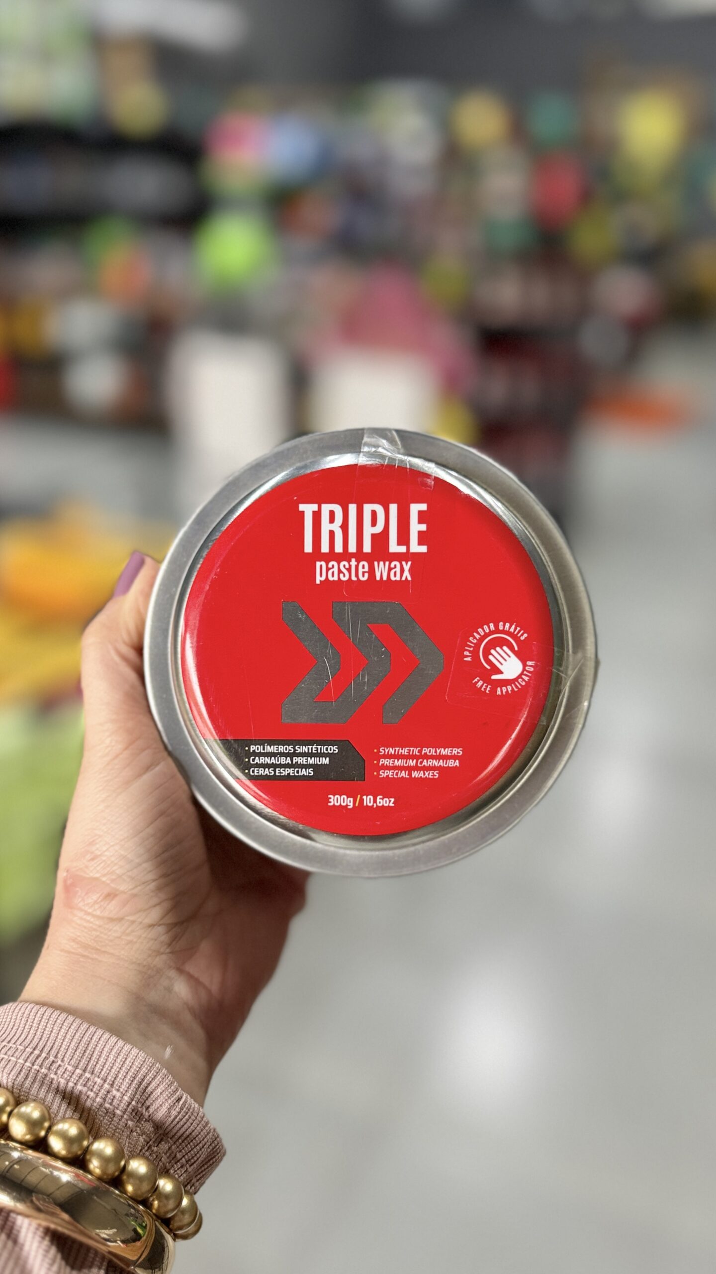 IMG_1332 Cera de Carnaúba Triple Paste Wax 3 em 1 300g - Auto América - Imagem 1