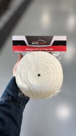 Roda de Sisal Costurado para Polimento de Metais 150mm - Auto Crazy